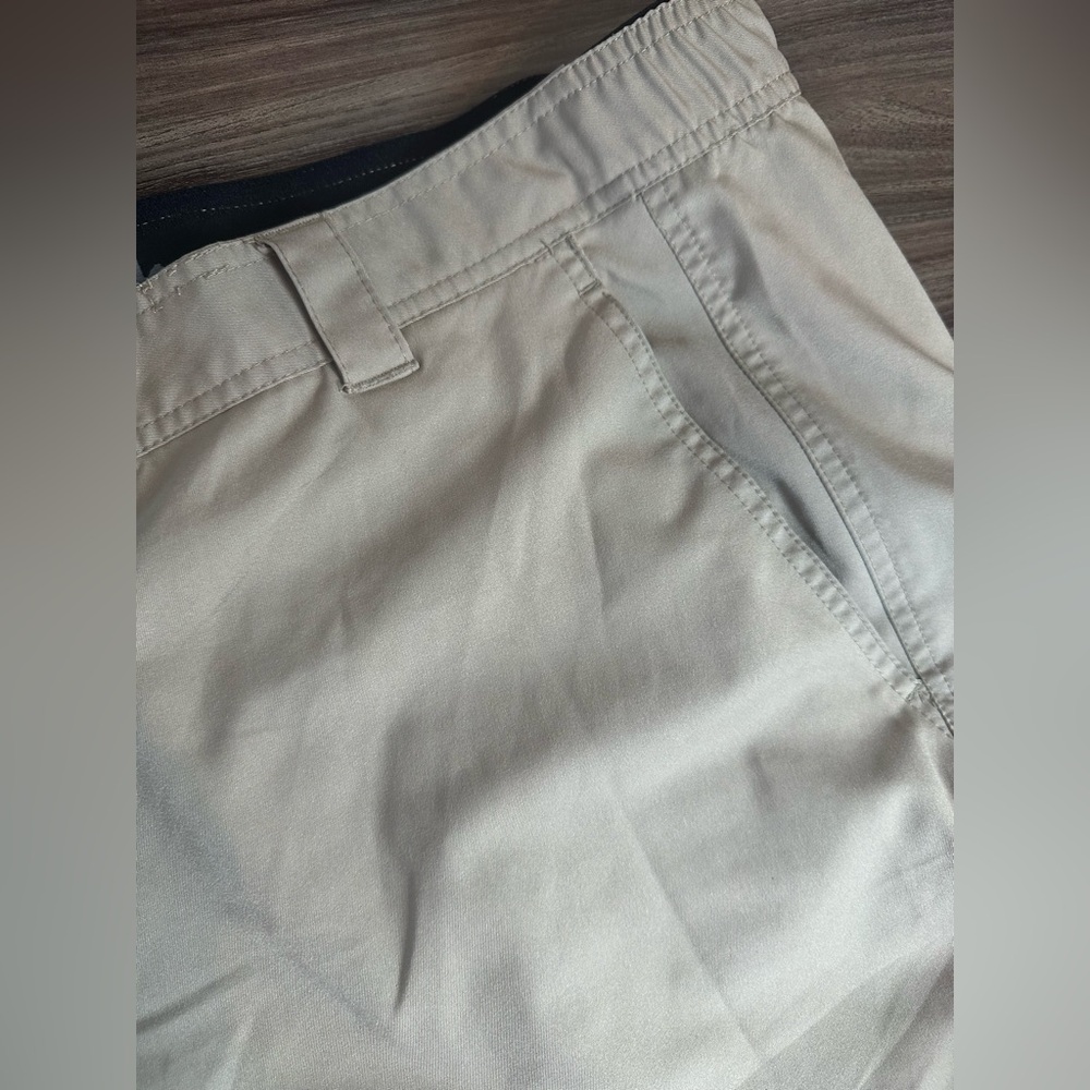 Champion Khaki Performance Shorts Men’s 4XL Lightweight Beige Athletic Shorts - Picture 7 of 14